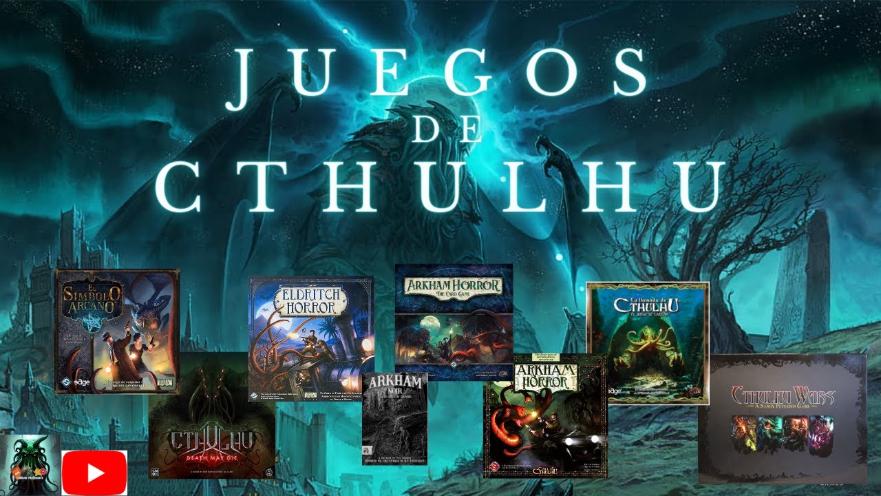 Los MEJORES JUEGOS DE CTHULHU -Juegos de mesa-