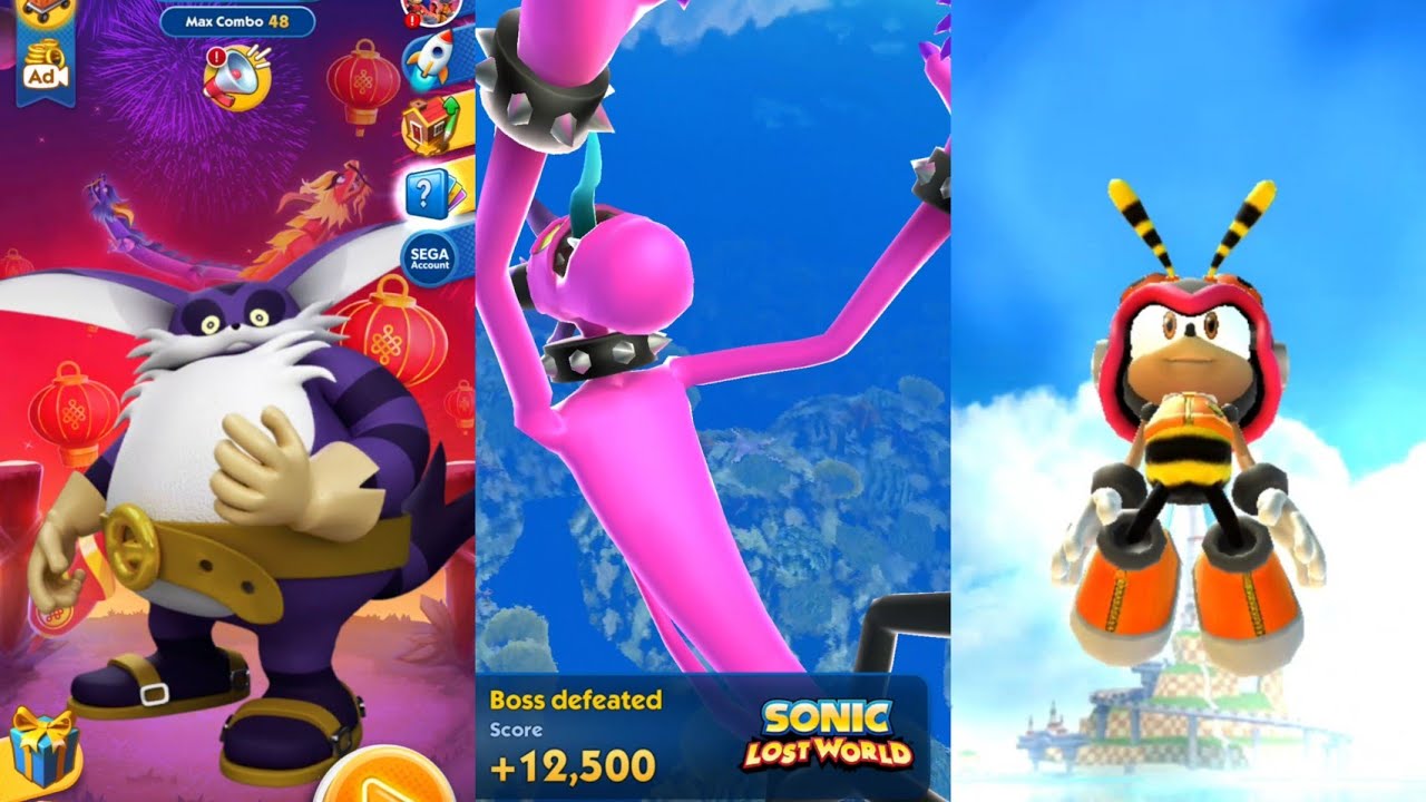 Big vs Charmy | Sonic Dash |