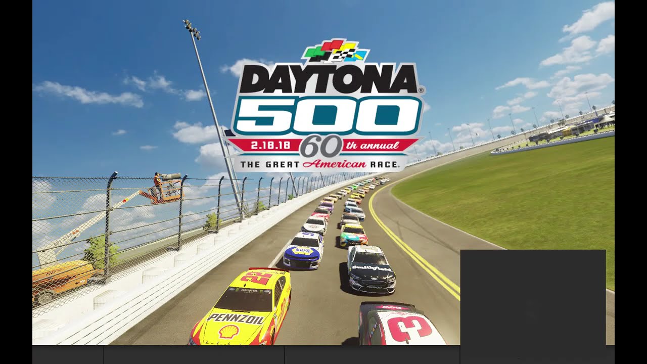 Playing Nascar Daytona 500