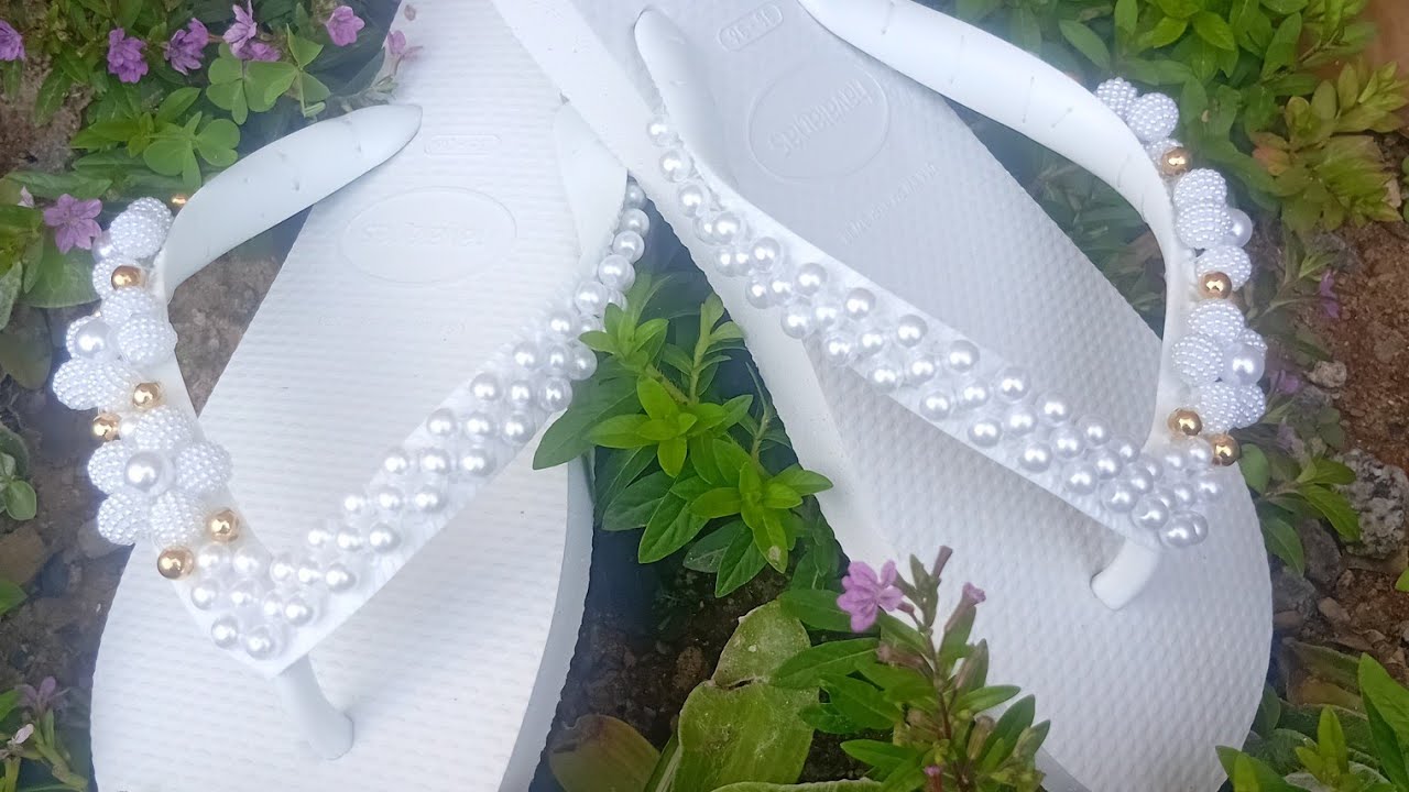 Veja esses modelos de havaianas decoradas pra vc curtir seu dia a dia 