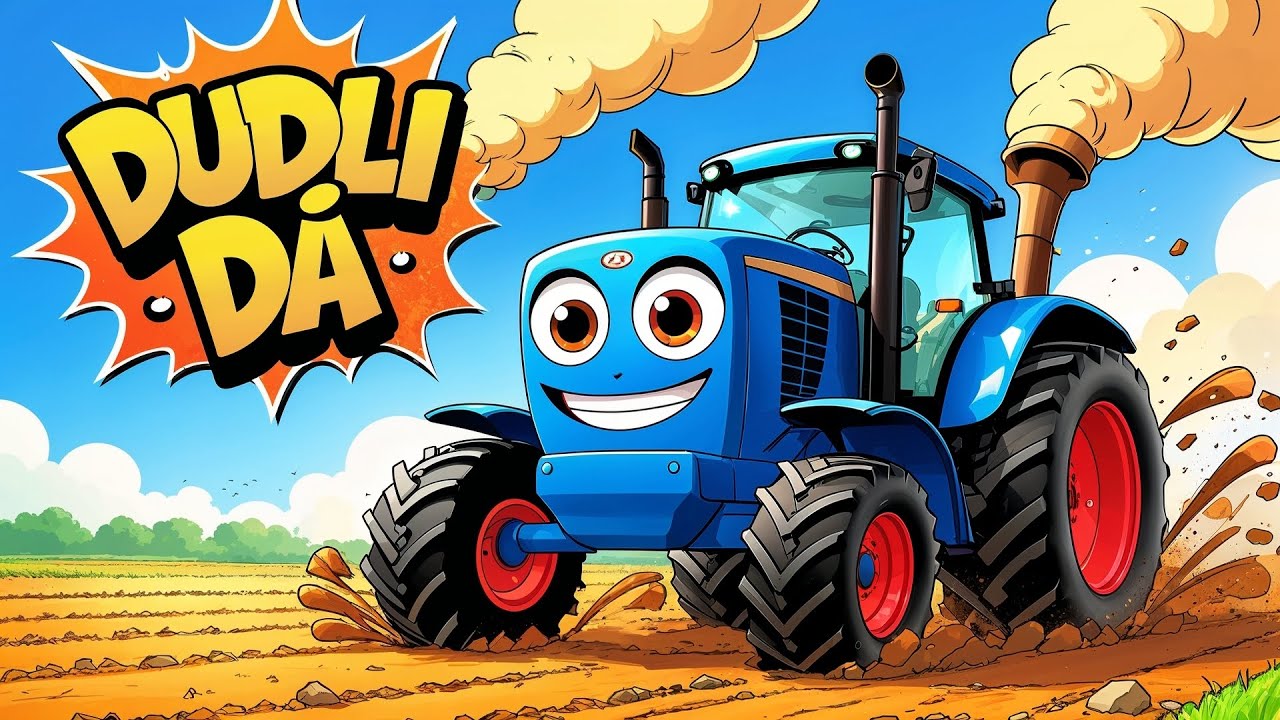Traktor trrr-drn-drn 🚜 REMIX | P&iacute;snička o traktoru pro děti