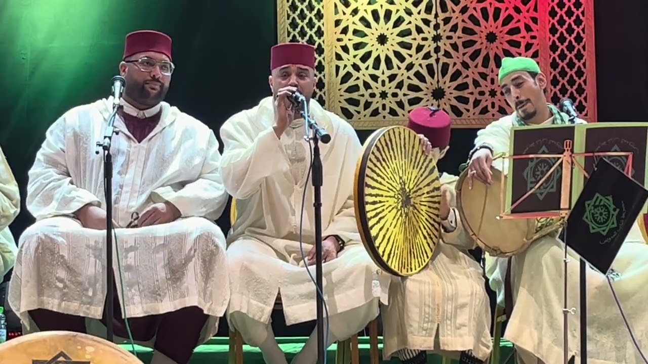 حصة سماع ومديح للفنان السماحي الحراثي بمهرجان سماع الرباط