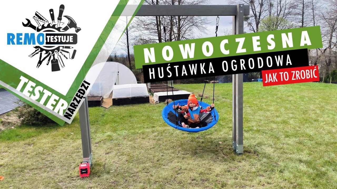 Jak wykonać nowoczesną huśtawkę ogrodowa DIY Zapowiedź