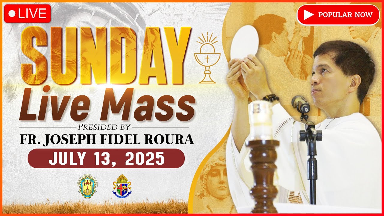SUNDAY FILIPINO LIVE MASS TODAY ONLINE II JULY 13, 2025 II FR. FIDEL ROURA