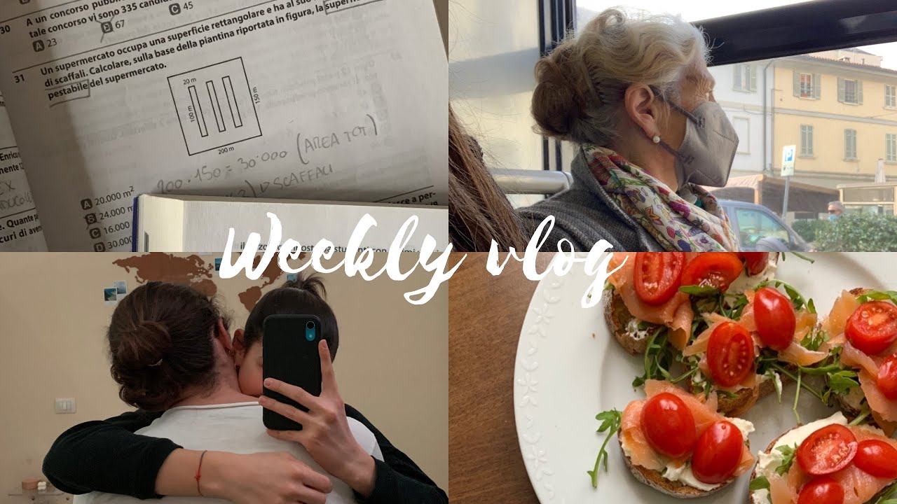 WEEKLY VLOG: Pranzi veloci dopo scuola, Studio per il test all’uni & Cinema | Valeria Martinelli