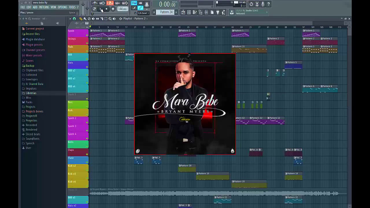 *FREE FLP!! Bryant Myers - Mera Bebe (FL Studio Remake) Niclo Beats