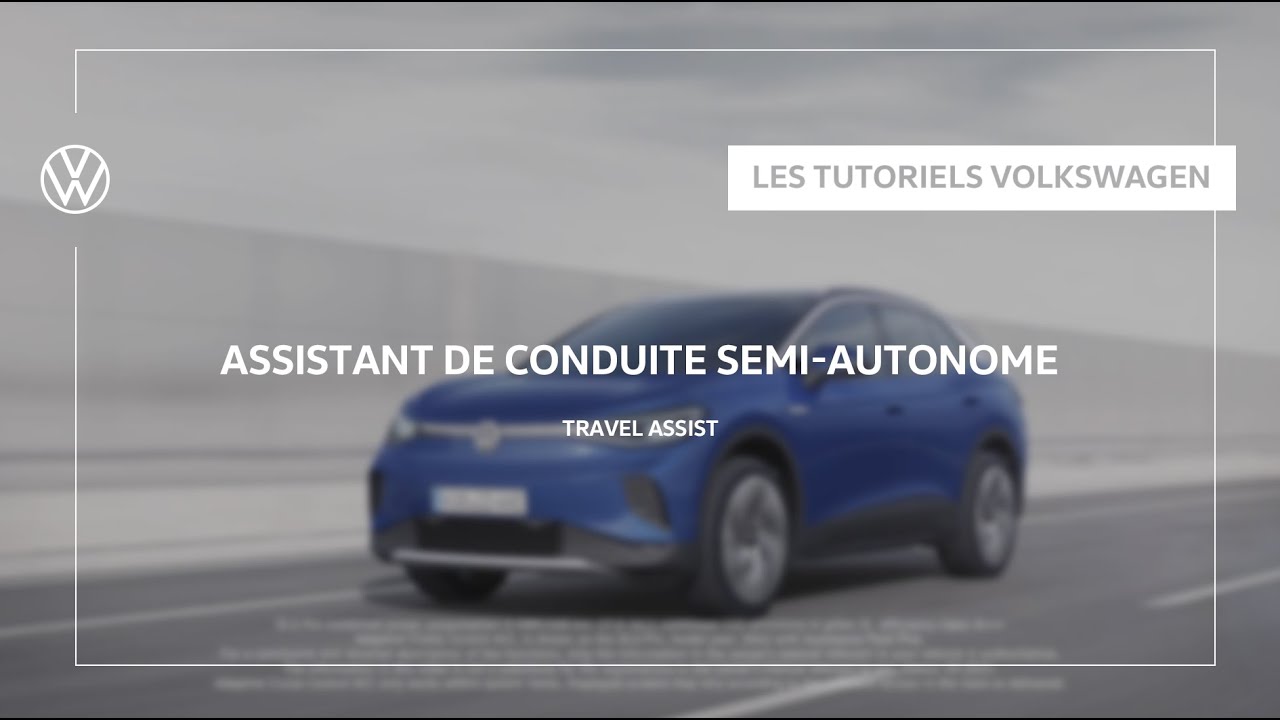 Assistant de conduite semi-autonome Travel Assist | Gamme ID. 100% électrique |Tutoriel | Volkswagen