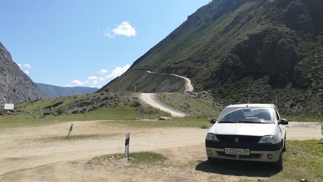 Кату-Ярык, 9 августа 2019. Подъём. Рено Логан 1.4
