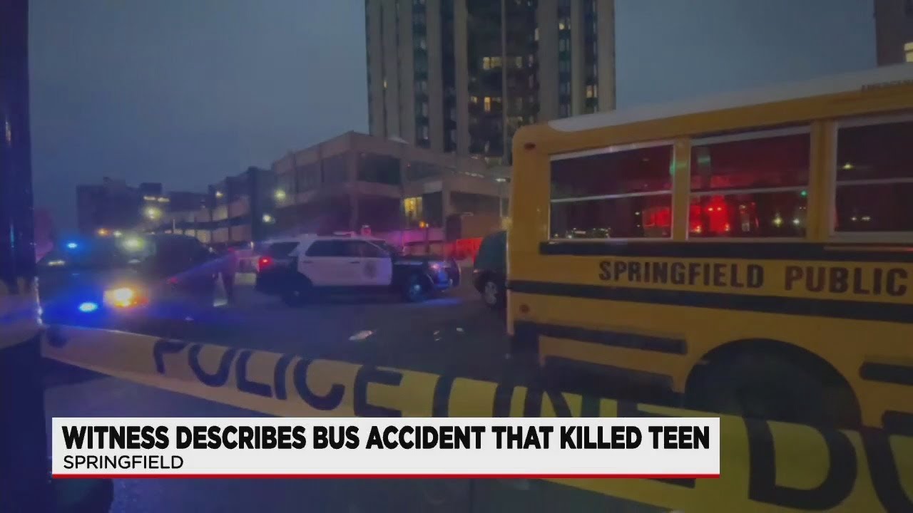 Witness describes bus crash that killed Springfield Central High teen