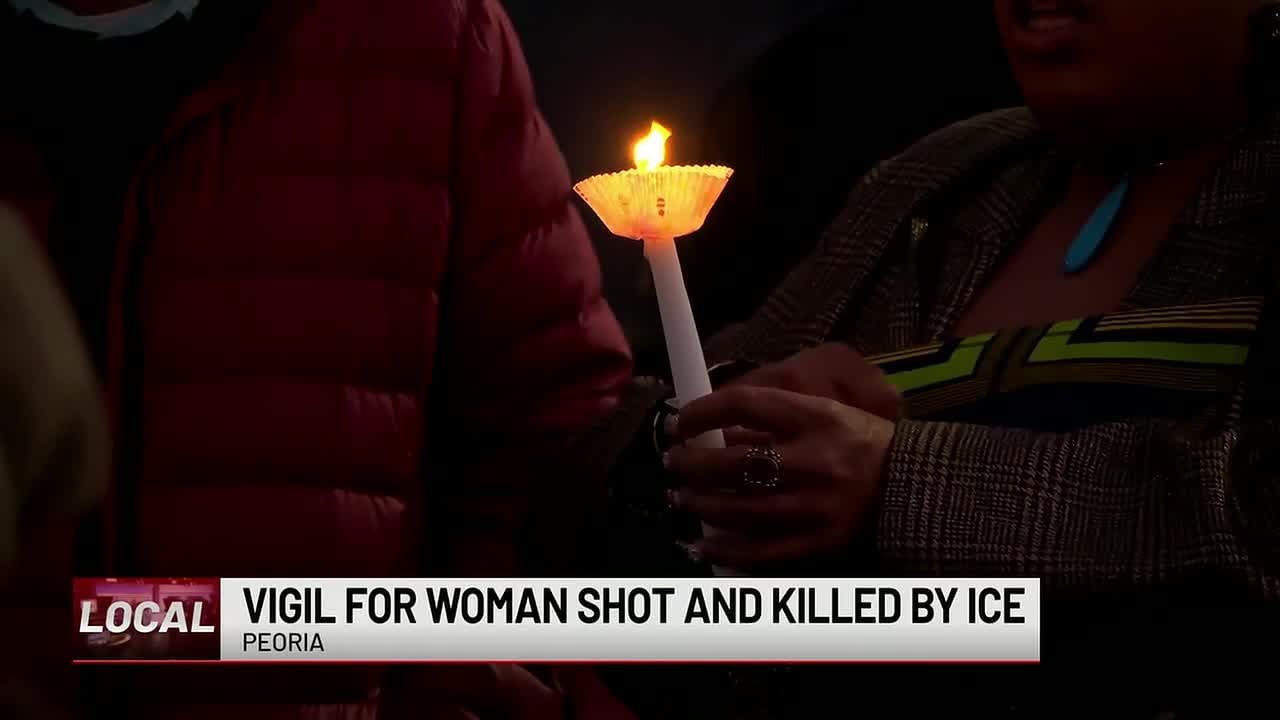 Peoria holds vigil for Minneapolis woman shot and killed by ICE agent - clipped version