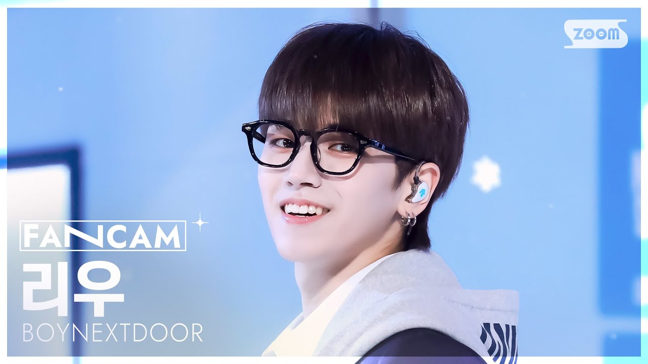 [안방1열 직캠4K] 보이넥스트도어 리우 '오늘만 I LOVE YOU' (BOYNEXTDOOR RIWOO FanCam) @SBS Inkigayo 250112