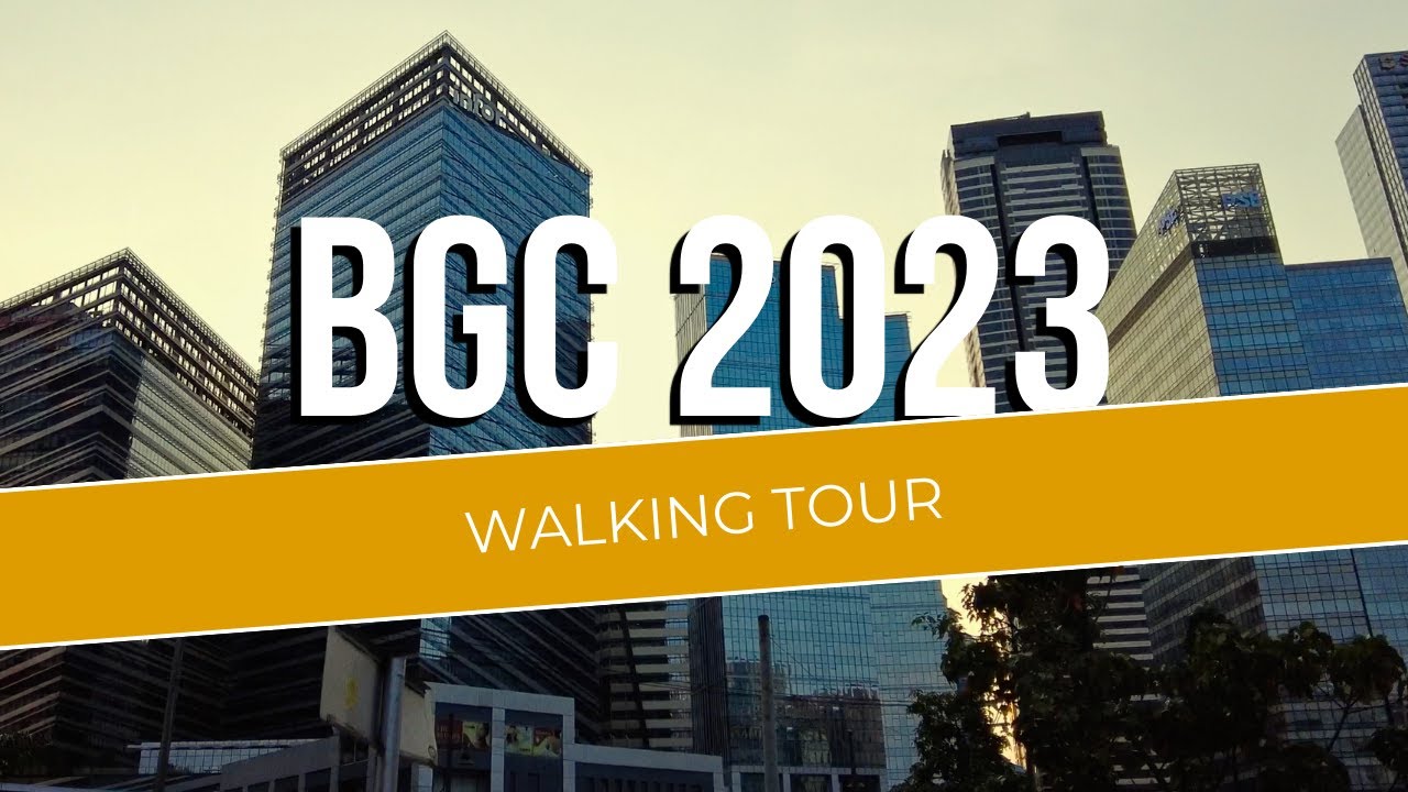 4K Walking Tour - Bonifacio Global City (BGC), Taguig City, Manila, Philippines - Holy Thursday 2023