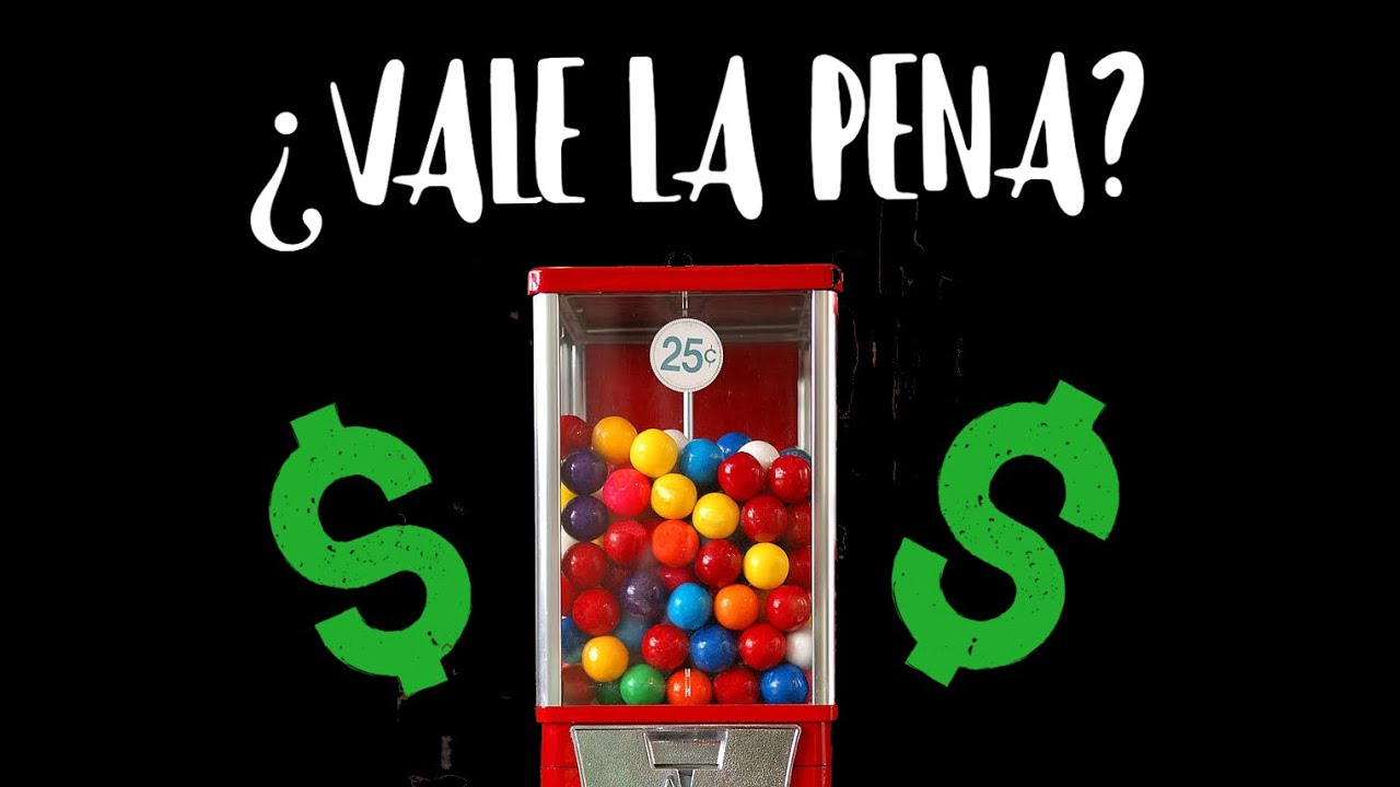 ¿Cuanto cuesta una maquina de chicles? / ¿Cuantos le caben, Vale la pena? ¿Es ganancia?