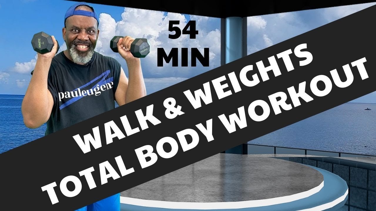 Walk & Weights with Dumbbells | Strength, Sculpt & Tone Your Total Body | 54 minutes!