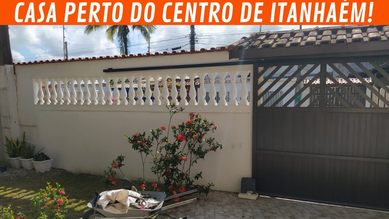 (Vendido) Casa 200 metros da praia com quintal e próxima do centro e da entrada de Itanhaém!!