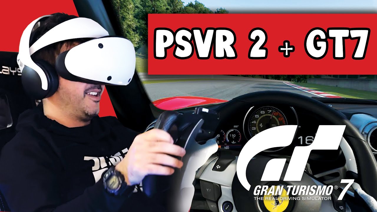 MINHA OPINIÃO JOGANDO COM PS VR2 + VOLANTE LOGITECH G29 NO GRAN TURISMO 7