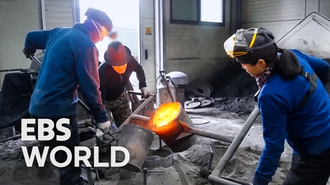 [ENG SUB] Woman Mastered Molten Iron At 1600°C And Built A 1 2 Billion Won Foundry #PICKDOCU