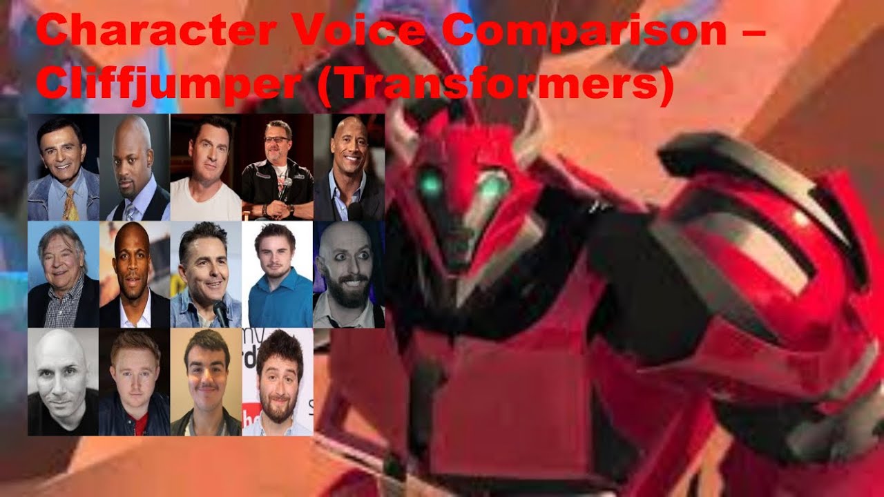 CHARACTER VOICE COMPARISON - CLIFFJUMPER (TRANSFORMERS)