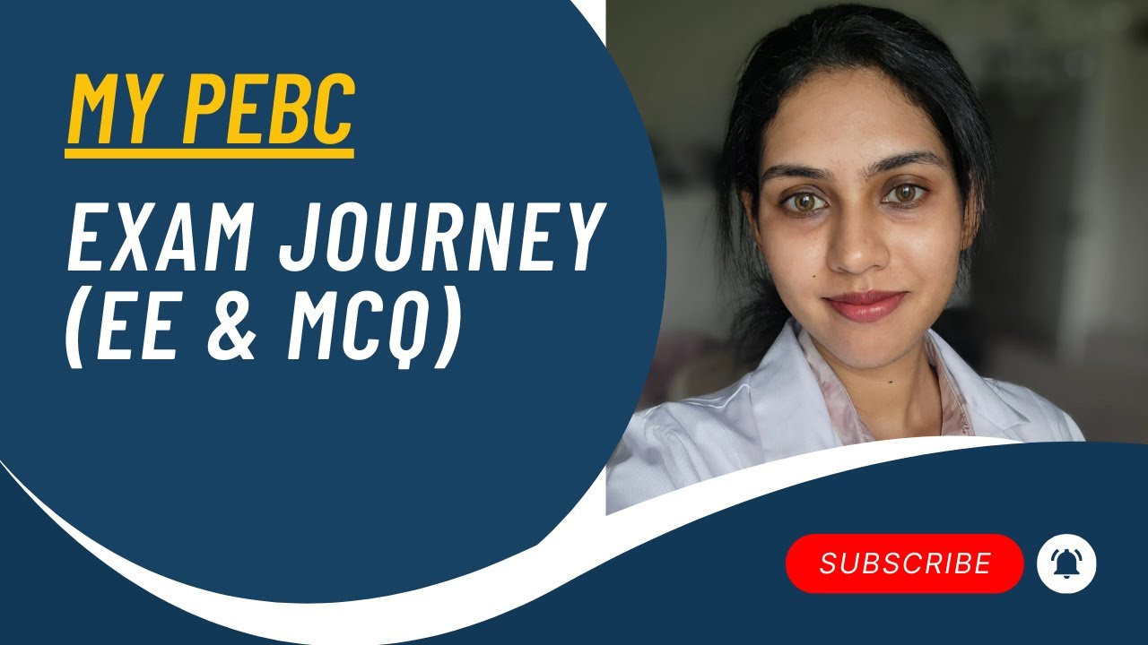 How I Passed the PEBC on 1st Attempt