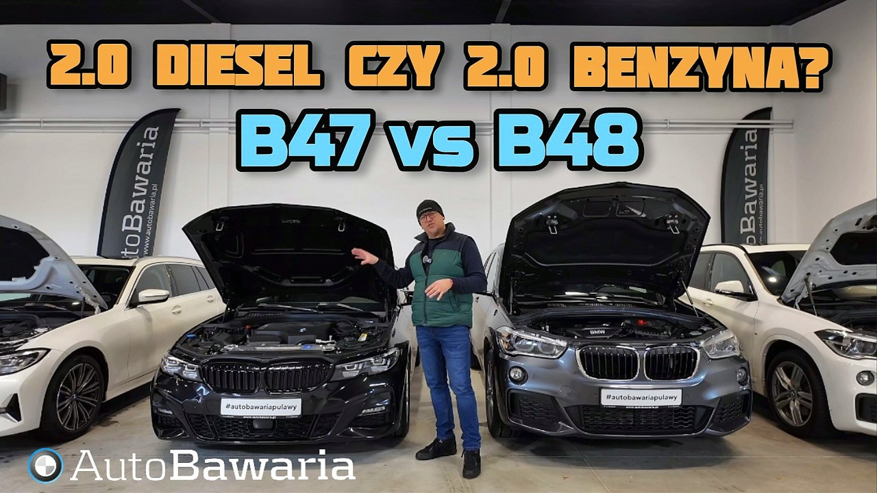 2.0 diesel czy 2.0 benzyna? B47 vs B48 czyli porównanie dwóch najpopularniejszych silników BMW.