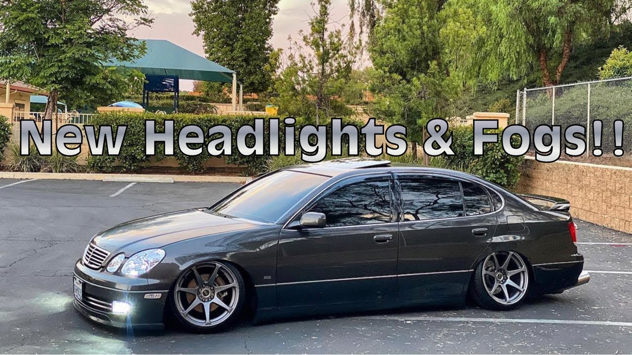 Installing New Headlights & Fog Lights on Lexus GS300