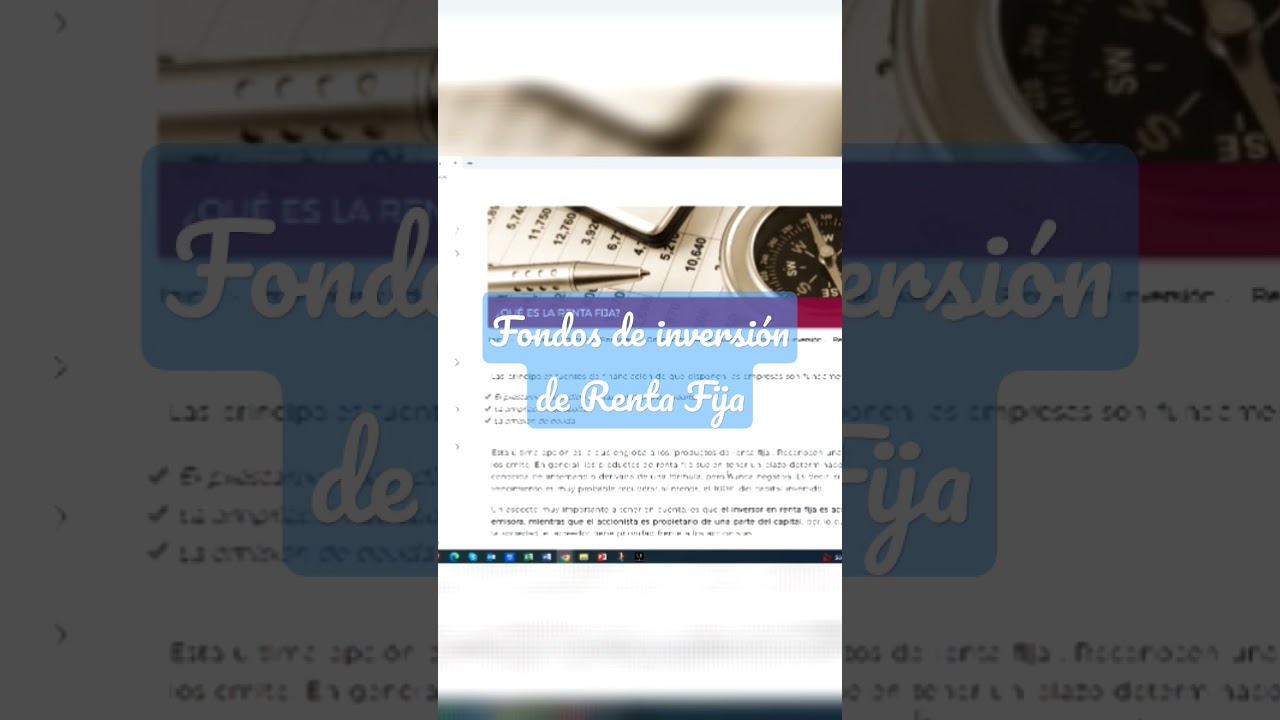 #fondosdeinversion de renta fija #short
