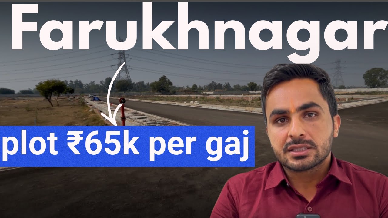 Farukhnagar Plots at Just ₹65k per Gaj - Deal You Can’t Miss !