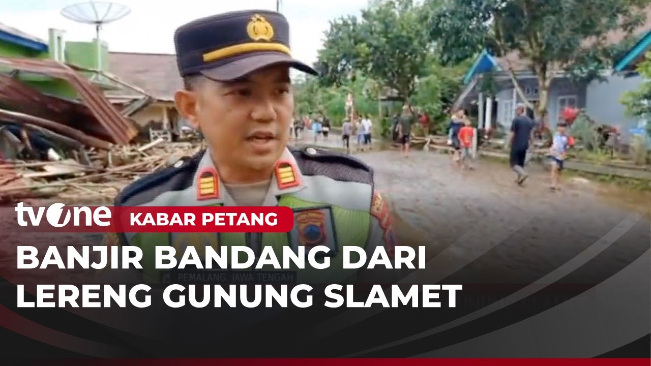 Banjir Bandang di Pemalang Membawa Materaial Kayu dan Batu, Puluhan KK Mengungsi | Kabar Petang