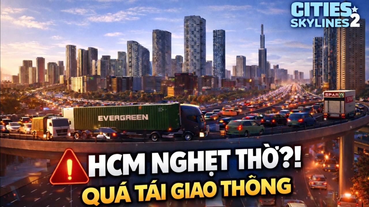 HCM NGHẸT THỞ?! Thành Phố Quá Tải Trong Cities Skylines 2 tập 5