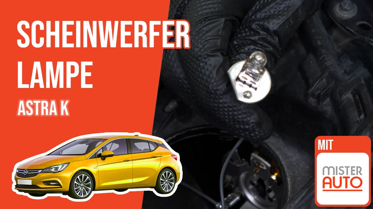 Wie Astra K Scheinwerfer Lampe wechseln 💡