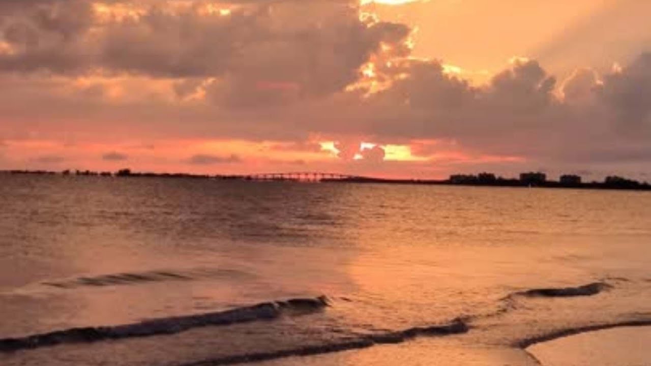 Son de la mer 🌊 | Plage au coucher du soleil | 1h de détente et relaxation