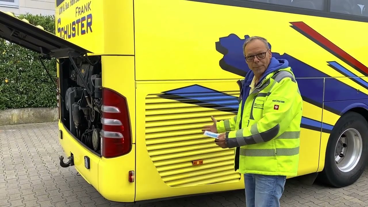 Abfahrtskontrolle - MB Tourismo - Karte 1