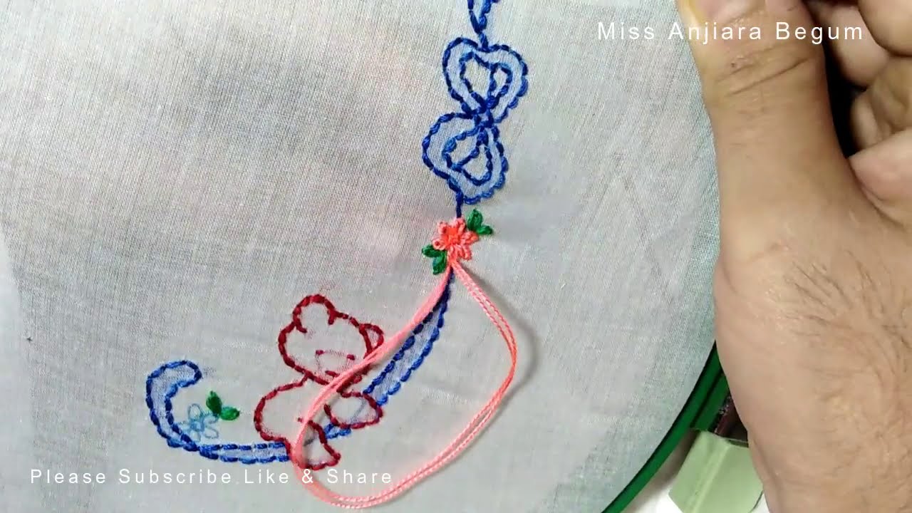 Hand embroidery,0 Size Dress for New Born Baby,Baby Dress Design,Easy & Simple design For Baby Dress