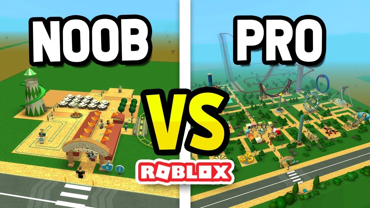 ROBLOX NOOB vs PRO in THEME PARK TYCOON