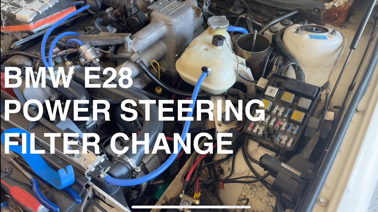 BMW E28 Power Steering Filter Change