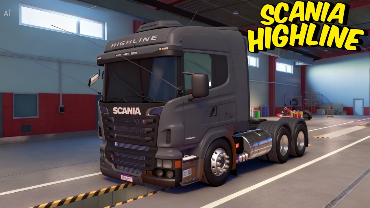 SCANIA  HIGHLINE  6X2 ETS2 1.58 MOD BR #est2 #ets2mod #eurotrucksimulator2 #ets2 #viral #games