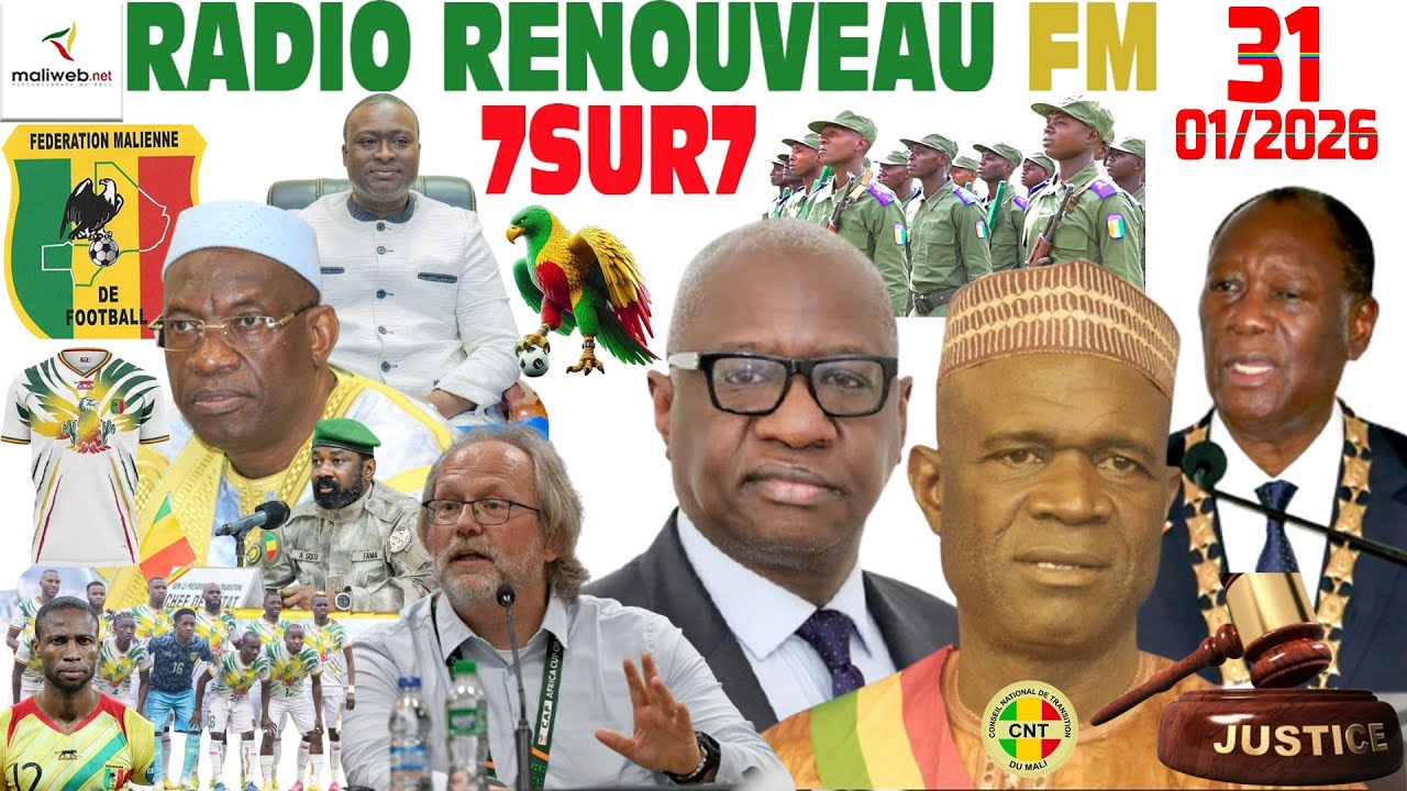 Emission 7SUR7 de la Radio Renouveau FM du 31 Janvier 2026