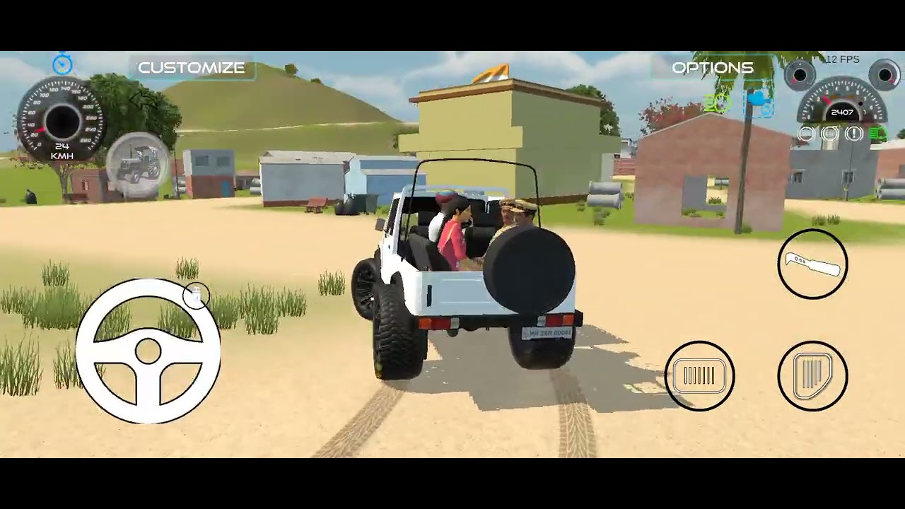Maruti jeepsy midified gameplay in indian vehicle simulator 3D