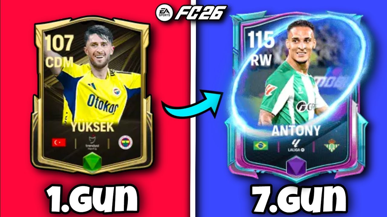 1 HAFTA BOYUNCA SIFIRDAN FC 26 Mobile Oynadım