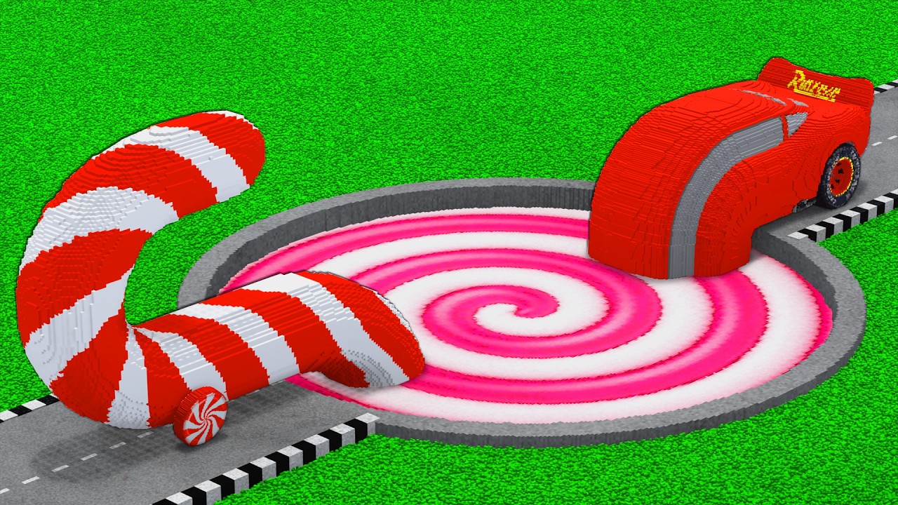 LONG CARS vs CANDY PORTAL in Teardown