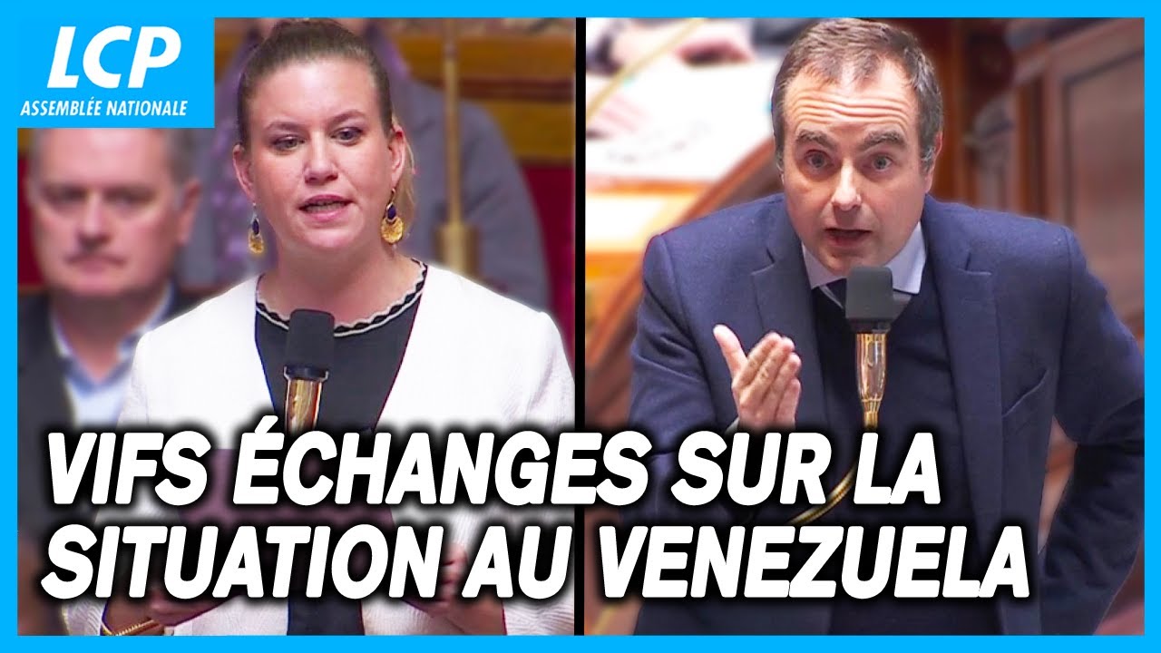 Vifs échanges entre Mathilde Panot et Sébastien Lecornu sur la situation au Venezuela à l'Assemblée