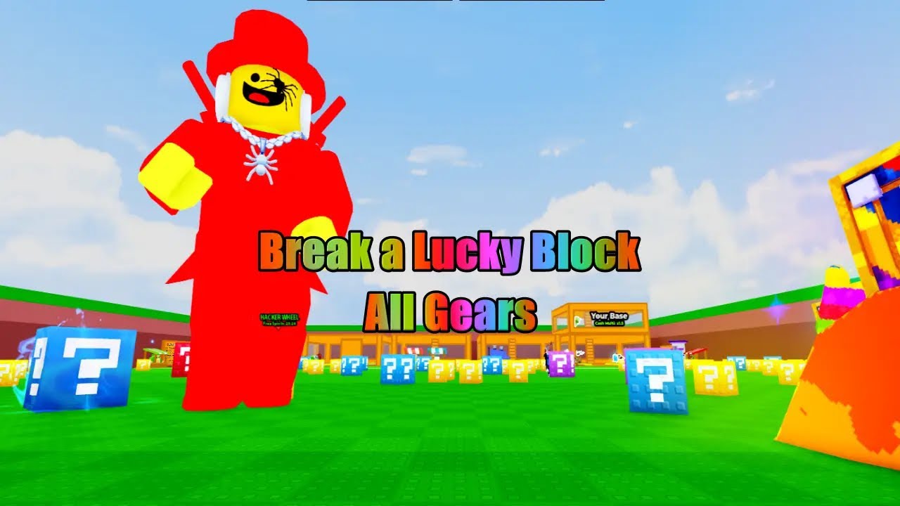 break a lucky block ROBLOX gameplay #roblox