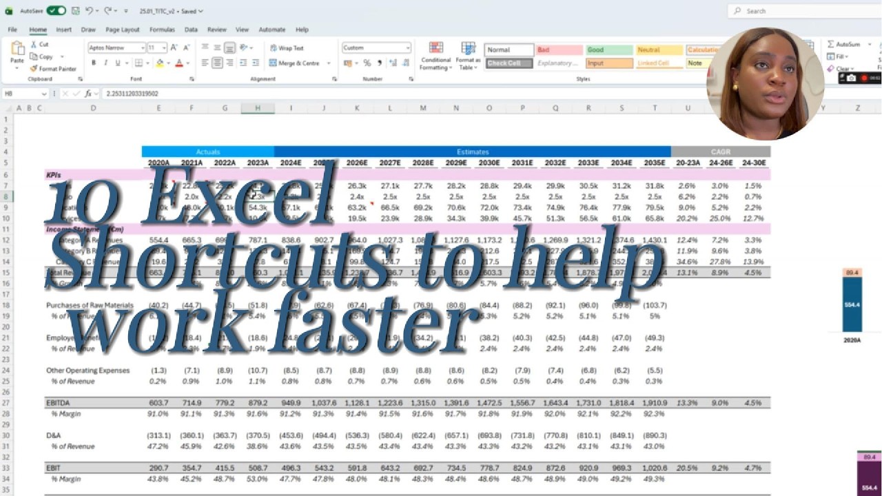 Excel Shortcuts That Save Me Hours Working in Finance
