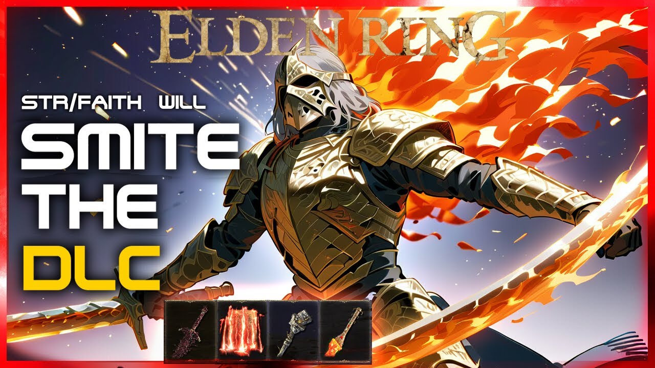 Elden Ring - The BEST STR/FAITH Build will be UNSTOPPABLE in the DLC! (lv150-200 Guide)