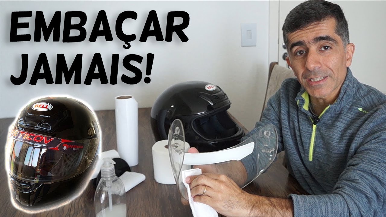 Como não embaçar (e impermeabilizar) a viseira do seu capacete