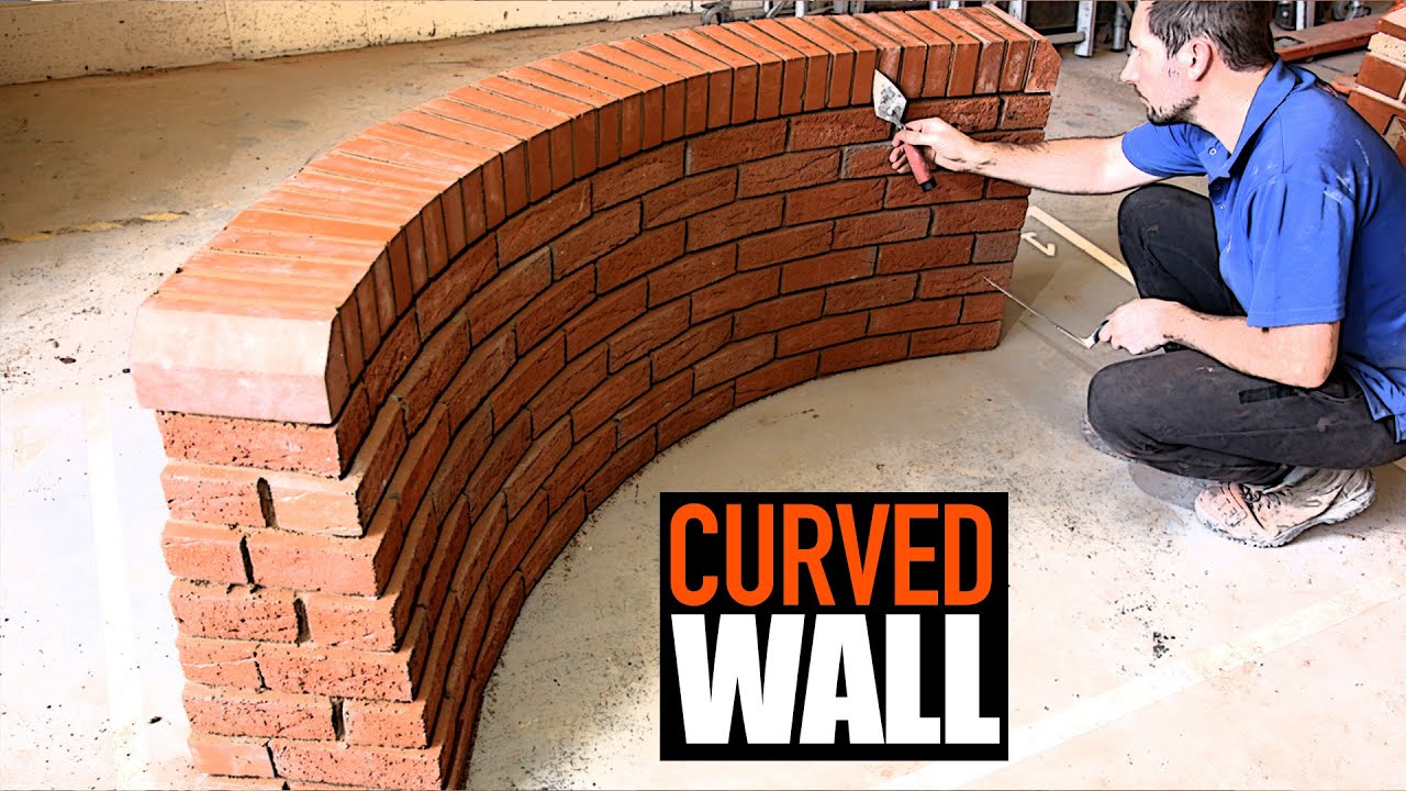 Building a Curved Brick Wall