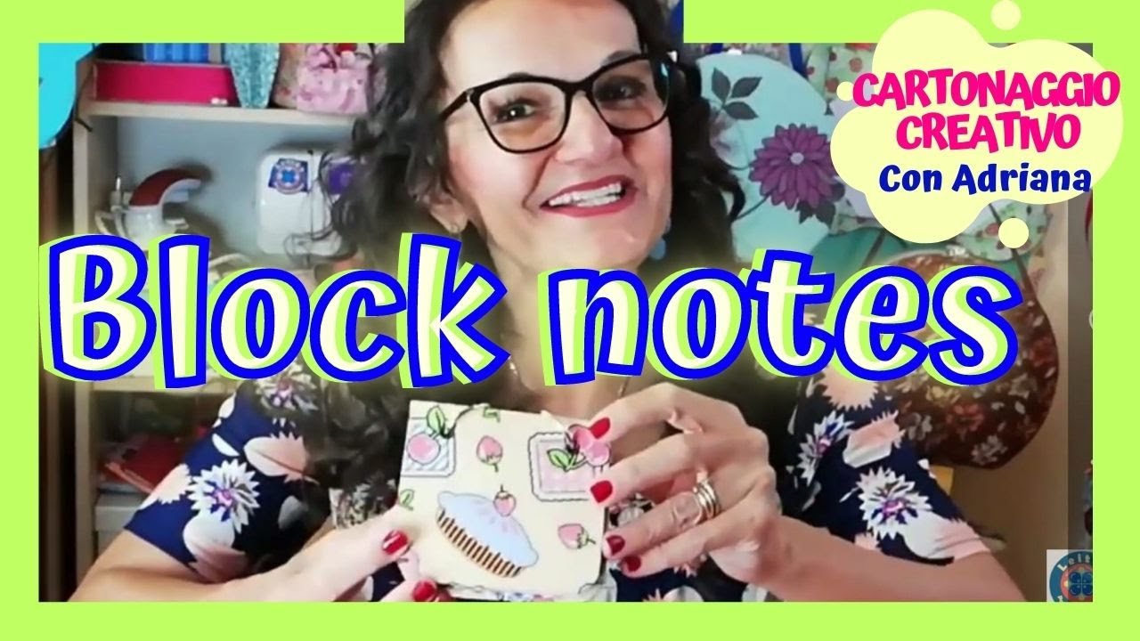 BLOCK NOTES IN CARTONAGGIO FACILE E VELOCE / BLOQUINHO DE RECADOS EM CARTONAGEM FACIL E RAPIDO