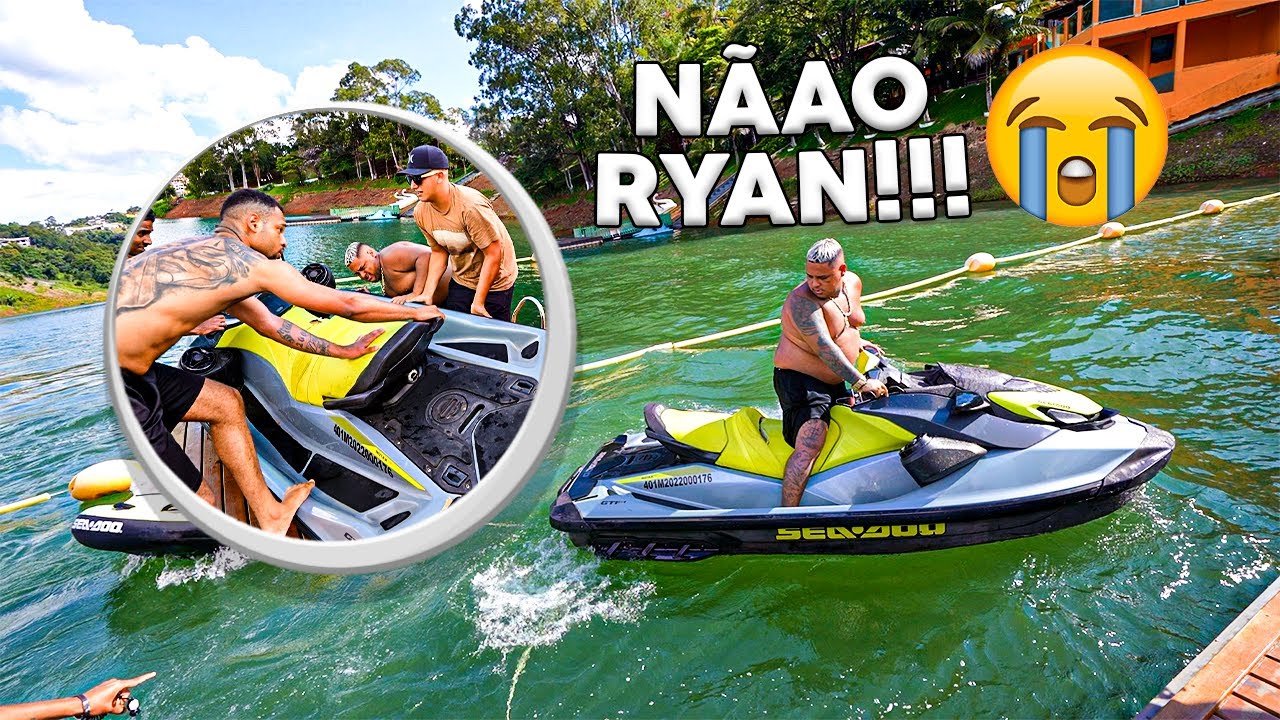 RYAN ZUOU MEU JETSKI 😭