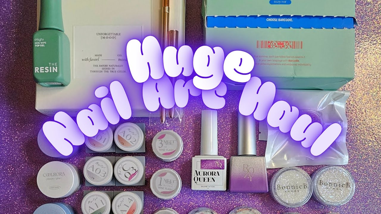 Huge Korean Nail Art Haul (Sweetie, Zillabeau, and Amazing Nails)