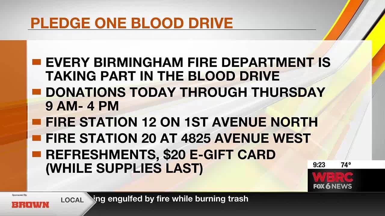 Lt. Catina Williams & Paige McLaughlin: Pledge One blood drive